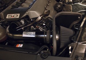 Ford Mustang Performance Air Intake - K&N Engineering - Blackhawk - Black - `15-`17